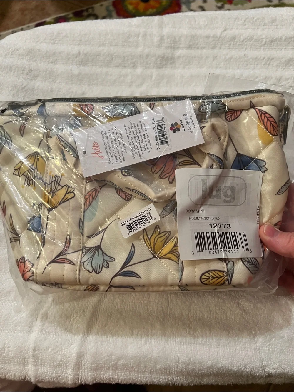 Lug Dory Mini in Hummingbird Floral NWT